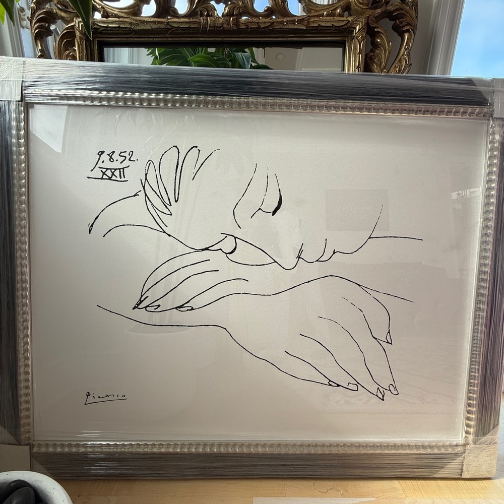 SOLD! Framed Limited Edition Pablo Picasso Giclee. War & Peace